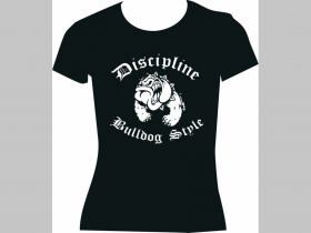 Discipline čierne dámske tričko materiál 100% bavlna 